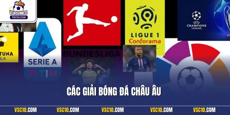 Các giải bóng đá châu Âu