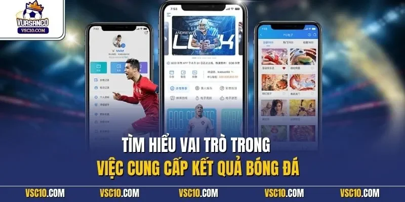 Tìm hiểu vai trò trong việc cung cấp kết quả bóng đá