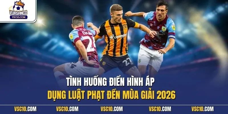 Tình huống điển hình áp dụng luật phạt đền mùa giải 2026